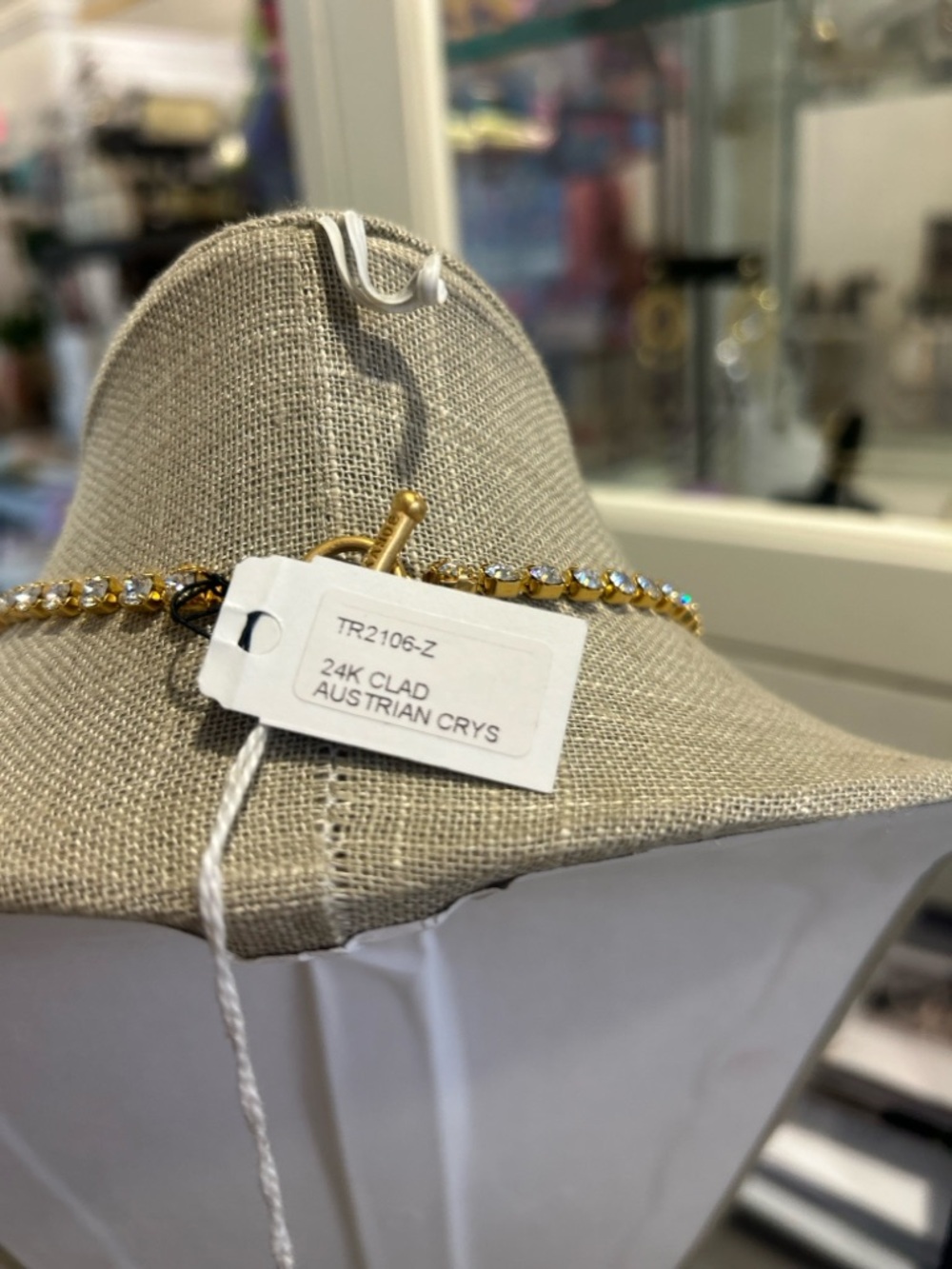 24K gold clad Chain and FreshwaterWhite Pearl Layered Necklace by French Kande - Picture 7 of 8